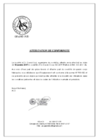 Attestation conformite – GC 2019 Platines L GC410 – 2L