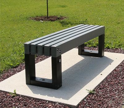 CAMBYSE banquette en plastique recyclé