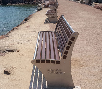 MANAO banc en plastique recyclé