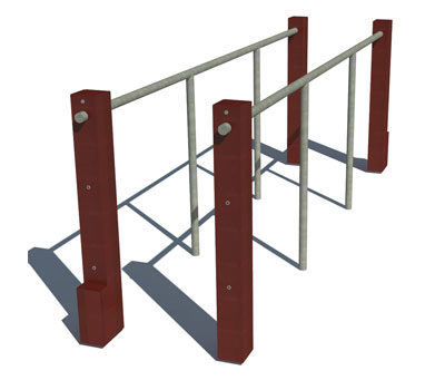 MARVELIS barres parallèles en plastique recycle Mix Urbain