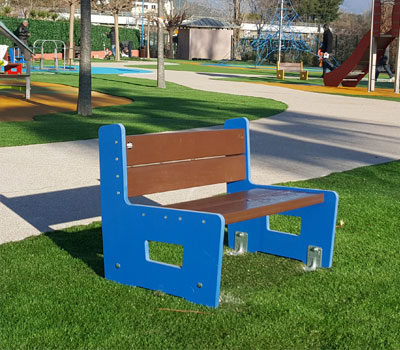 SOFA banc enfant en plastique recyclé