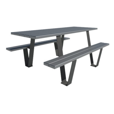 Stilla table picnic plastique recycle Mix Urbain