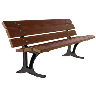 Verone banc en plastique recycle