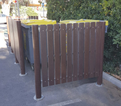 NIVA cache-conteneur plastique recycle Mix Urbain