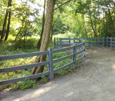 voies vertes en plastique recyclé